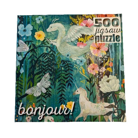 500 pc Buffalo Games Puzzle Kendra Binney Magical Forest Friends New - Picture 1 of 8